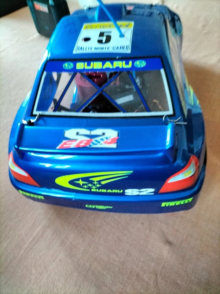 Thunder Tiger  EB-4 Car  Subaru Impreza Vintage 2006 no Kyosho Serpent Traxxas - Immagine 4 di 4