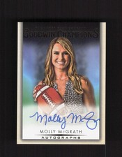 2021 Upper Deck Goodwin Champions Molly McGrath Signature AUTO