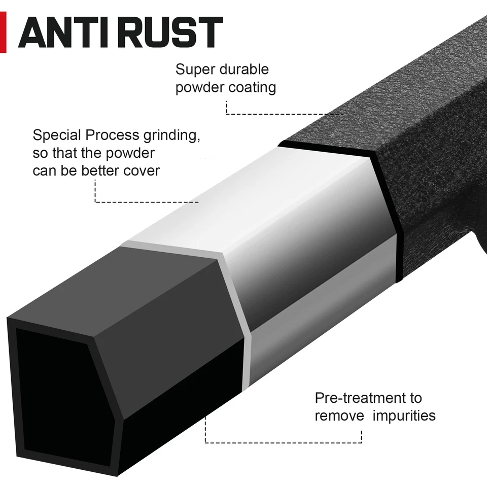 Side Step FOR 99-16 FORD F250 F350 Superduty Super Cab BCKA Truck Running Boards - Image 3 of 4