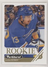 2018-19 Upper Deck Parkhurst Rookies Retail Gold Jordan Kyrou #372 n3t