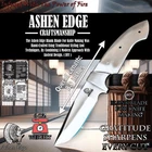 Ashen Edge Hot Item AUS-10 Steel Blank Blade D2 Tool Steel Steel Bolster Fishing