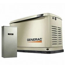 (1) Generac Guardian  14KW Air Cooled Generator with 200 AMP ATS Incl. NEW