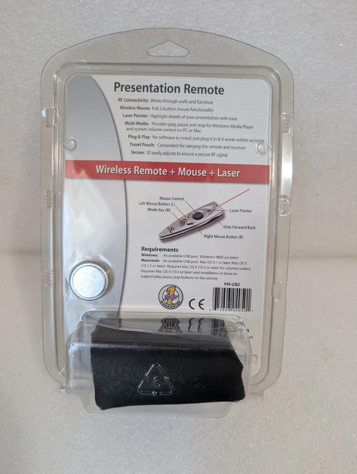 Keyspan TRIPP LITE By Eaton PR-US2 Wireless Presentation Remote + Mouse + Laser - Image 2 of 2