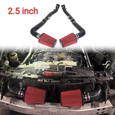 Front Mount Air Intake System For 2009+ Nissan 370Z Infiniti G37 Q60 Q40 3.7L V6