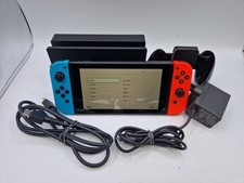 NINTENDO SWITCH 32GB CONSOLE BUNDLE NEON RED/BLUE JOYCON