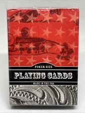 Vintage Poker Size Playing Cards Made in USA Unknown Maker Unopened NEW/ SEALED