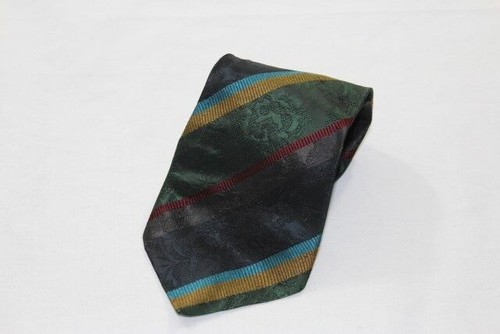 SK0096 Rico Sangeur Cravate 100% Soie Vert, Rouge, Braun, Noir, Bleu Brillant - Photo 1/1