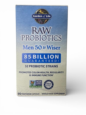 #ad #ad Garden of Life Raw Probiotics Men 50 amp; Wiser 85 Billion Cfu 90 Veg Caps 9 26 $24.99