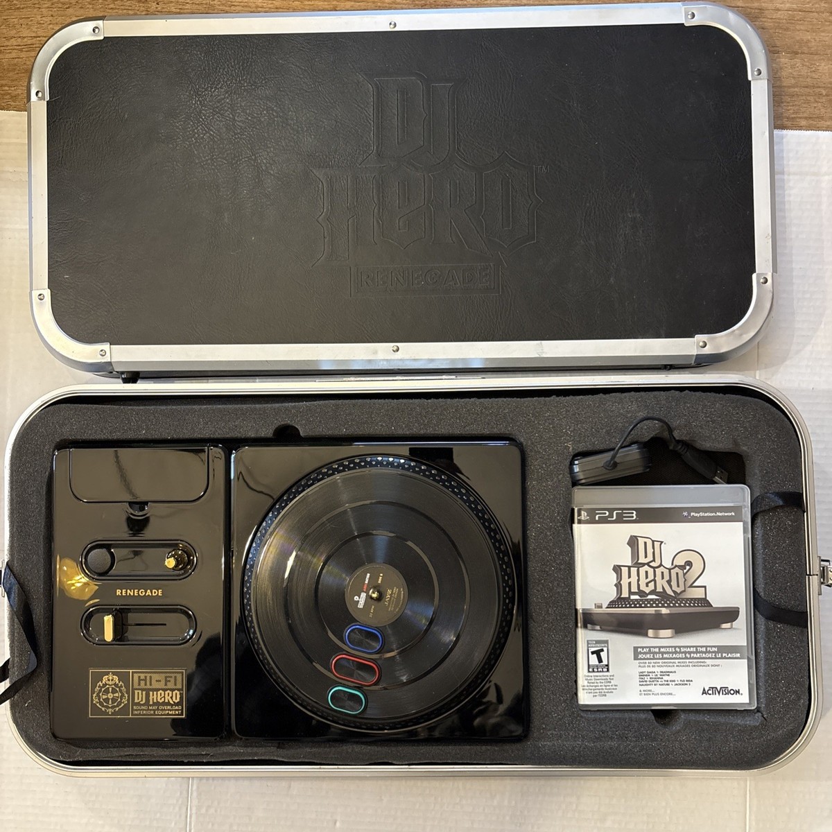 レジェンド+2 [CD] Clean DJ Hero Renegade Edition PS2 PS3 Turntable-cd And Case