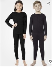 32 Degrees Heat Kids Long Sleeve Crew Neck Legging Set Black M 8/10 2Piece Set