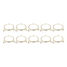 Fuel Line Hose Clips, 10pcs 55mm 65Mn Steel Tubing Spring Clamps