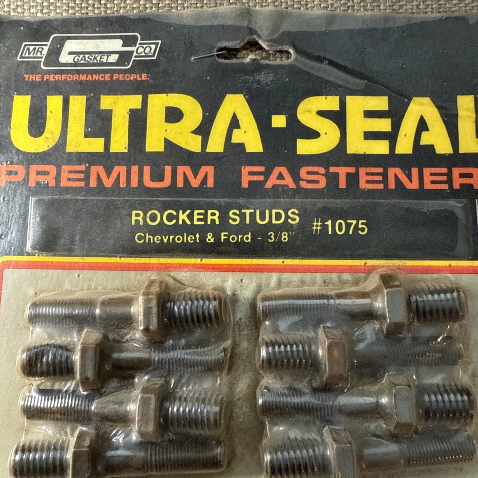 Mr Gasket #1075 Ultra Seal Screw-in rocker studs, 3/8" 16pc set - Image 2 of 4