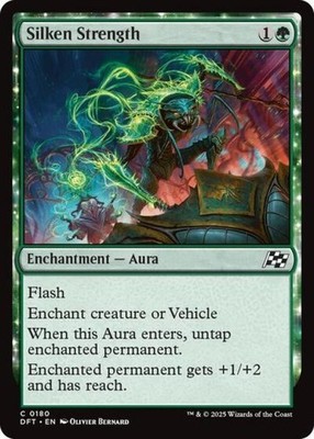Silken Strength - NM Foil C : Aetherdrift
