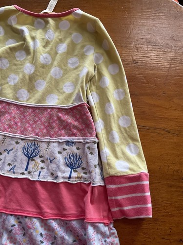 Matilda Jane Make Believe Cosy Days Wendy Tiered Long Sleeve DRESS size 4 - Picture 8 of 10