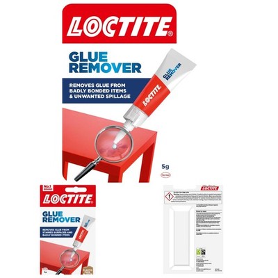 5g Non-Drip Glue Remover Gel - Effortless Fabric Stain Solution (Pack of 12)