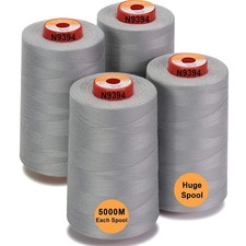 Nähgarn Polyester Allzweck Konen 4er Pack 20000Meter Quilten Patchwork Overlock