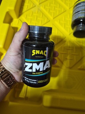 SNAC ZMA Original Recovery & Sleep Supplement 90 Capsules Exp 8/2029 Sealed#21