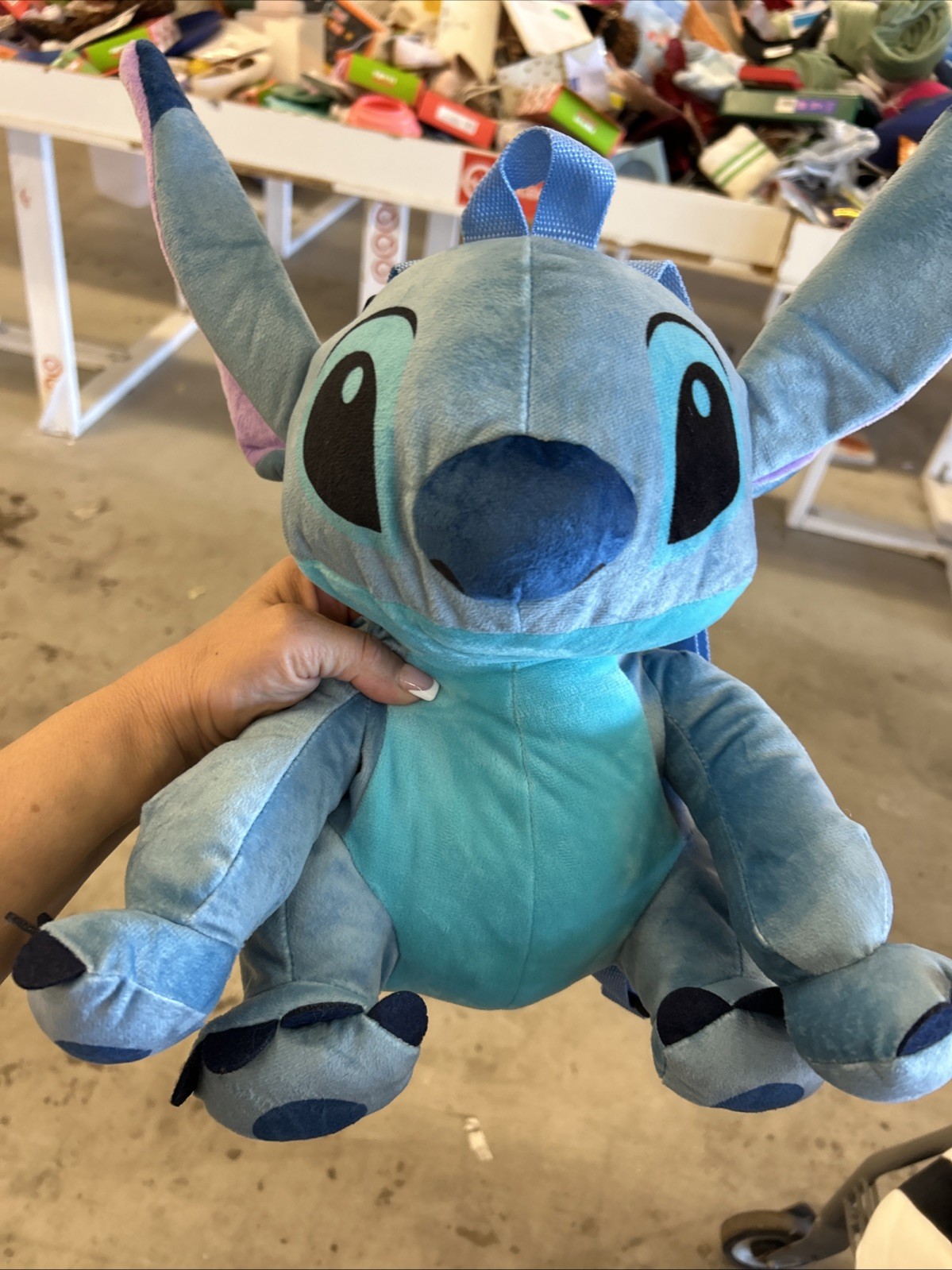 Medium Sized Stitch, Soft Backpack - image 1