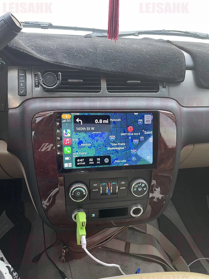 For 2007-2014 Chevy Tahoe Suburban, Wireless CarPlay , Android Car Radio Stereo - Image 2 of 4