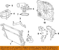 CHRYSLER OEM 18-23 Gladiator Cooling Radiator Components-Lower Hose 68310710AA
