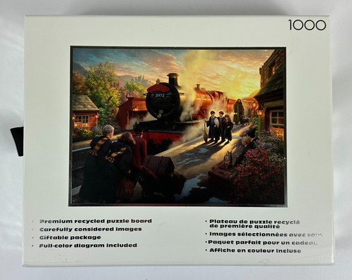 Thomas Kinkade Silver Select Harry Potter Hogwarts Express 1000 Pc Puzzle New - Picture 2 of 6