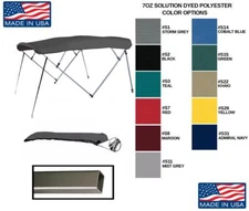 7.6oz BOAT BIMINI TOP SQUARE TUBE RIVIERA RSL 2423 1998