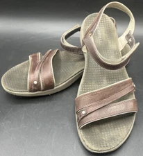 Merrell Dahlia Strappy Coffee Bean Brown Leather Sport Sandal J35672 Women US 9