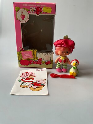 Vintage Strawberry Shortcake Kirschkuschel mit Stachelbeere Haustier