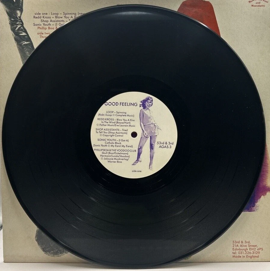 GOOD FEELING VOL. 1 1989 UK LP Sonic Youth, The Pastels, Redd Kross, Vaselines.. - Image 4 of 4