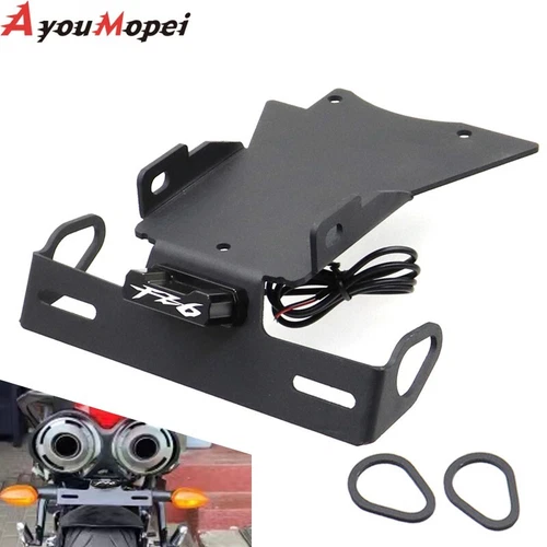 Tail Tidy Fender Eliminator License Plate Holder For YAMAHA FZ6 FZ6S 2004-2010 - Picture 8 of 8
