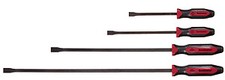 Mayhew 14065 4 Piece Red Dominator Curved Pry Bar Set Brand New W Warranty