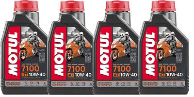 Motoröl Motorrad MOTUL 7100 10W40 4T 100% Kunststoff Ester MA2 - 4 Liter Lt