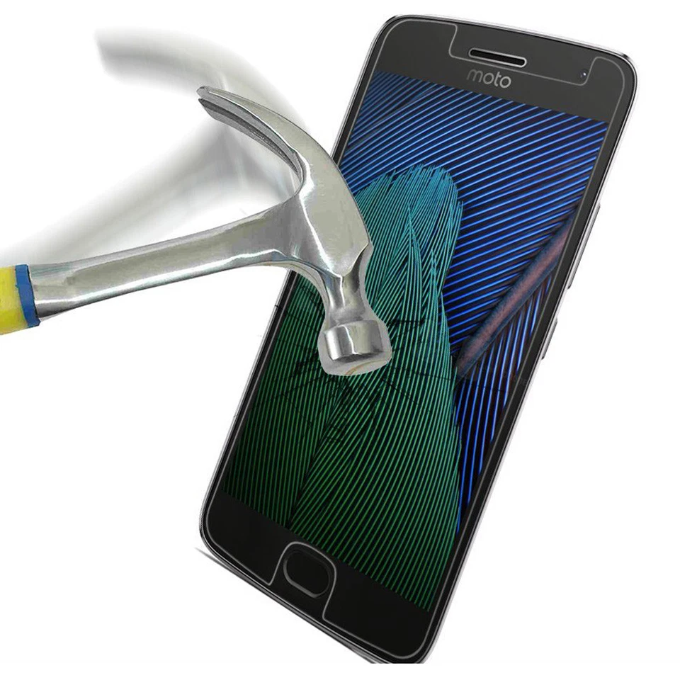 2X Tempered Glass Screen Protector Film For Motorola Moto E4 G5s Plus X Z Play - Image 4 of 4