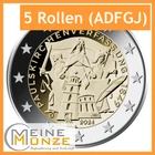 2 Euro Coin 2024 175. ANNIVERSARY PAUL CHURCH CONSTITUTION Roller Set 5 Wheels ADFGJ