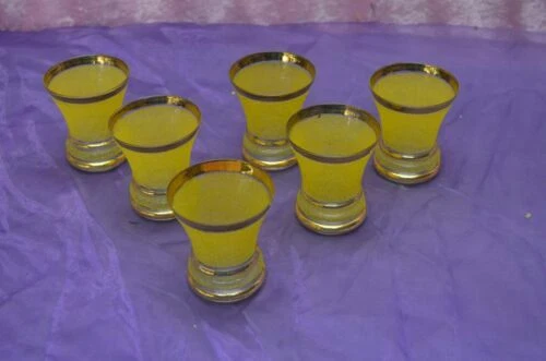 Verres à liqueur à alcool de collection en verre