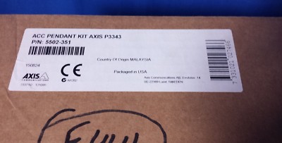 Axis 5502-351 Pendant Kit for P33 Series Cameras (Needs Set Screws)