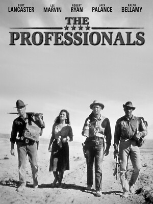 Movie Cover  Classic Western Film The Professionals Picture Photo Print 8.5x11