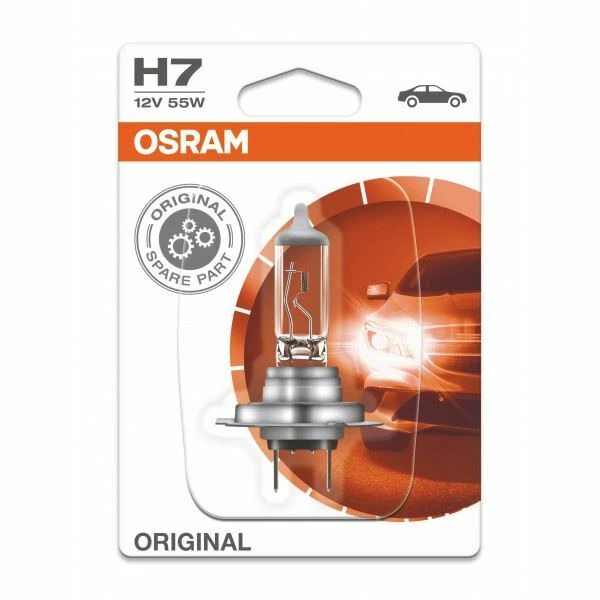 Osram H7 Original Standard Replacement Headlight Bulb 55W 477 499 64210 01B