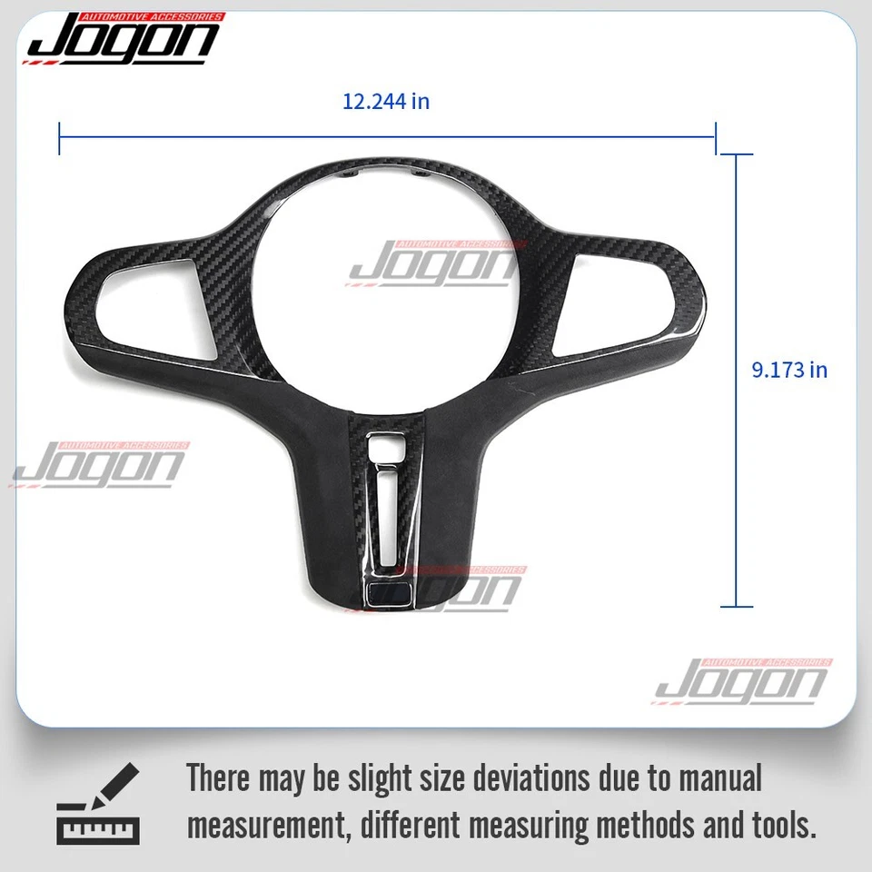 Alcantara Carbon Steering Wheel Cover For BMW 2 Series G42 220i 220d M240i 21-24 - Image 2 of 4