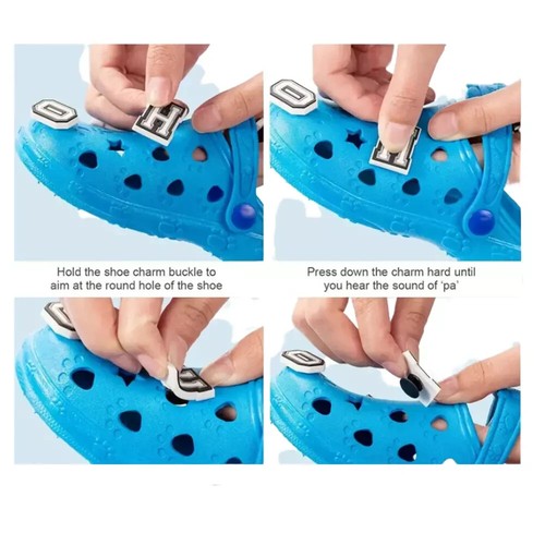 30/50/100pc Croc Charms Mega Value Bundle Random Mix Shoe Charms Cartoon Tool UK - Picture 5 of 12