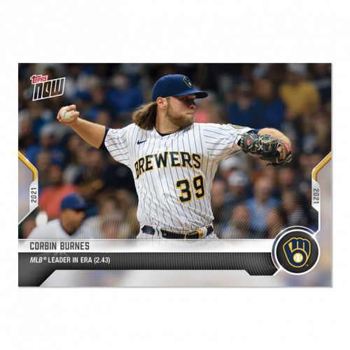 2021 Topps Now 907 Corbin Burnes