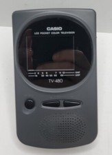 Casio TV-480 Wireless 480p LCD Screen Display Pocket Television