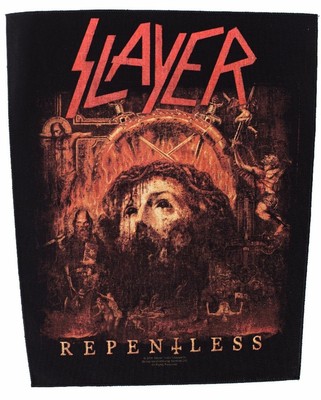 Slayer Repentless Rückenaufnäher-Backpatch 100% offizielles Merch