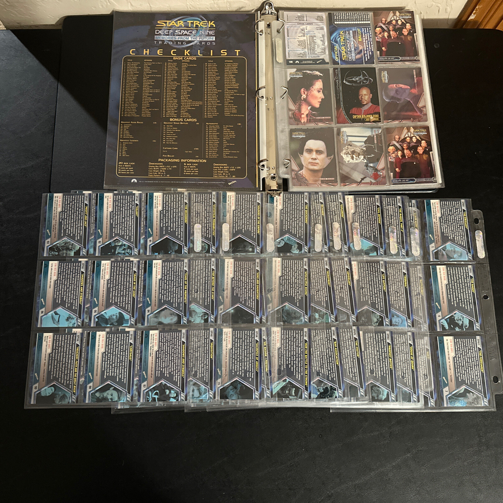 1999 Star Trek Deep Space Nine Memories from the Future DS9 Complete Master Set - Picture 4 of 24