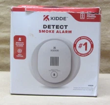 Kidde 10SDR Compact 4" Battery Powered Smoke Detector with Photoelectric Sensor