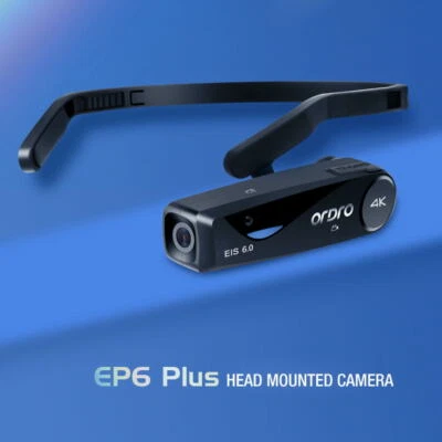 ORDRO EP6 Plus Ultra-HD 4K Head-mounted FPV Action Camera Camcorder DVR Recorder