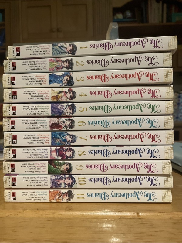 The Apothecary Diaries Manga Vol. 1-11 English Natsu Hyuuga Nekokurage Square