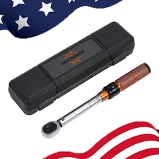 Drive Click Torque Wrench Snap Socket Ratcheting 1/4" 2-20Nm 17.7-177 INLB