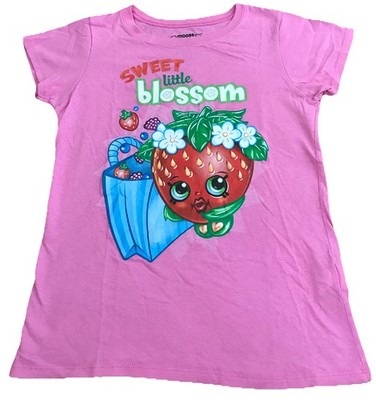 Moose Enterprise Shopkins Sweet Little Blossom Strawberry T-shirt Girls L 10/12