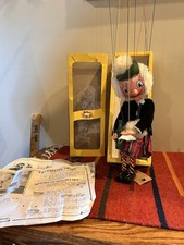 Vintage Circa 1950 Pelham Puppet Sandy McBoozle + original box